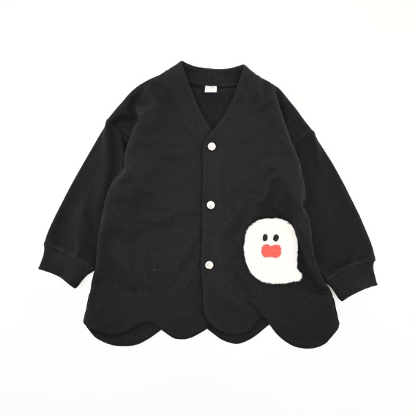 【25FW】おばけ型 カーディガン / ブラック