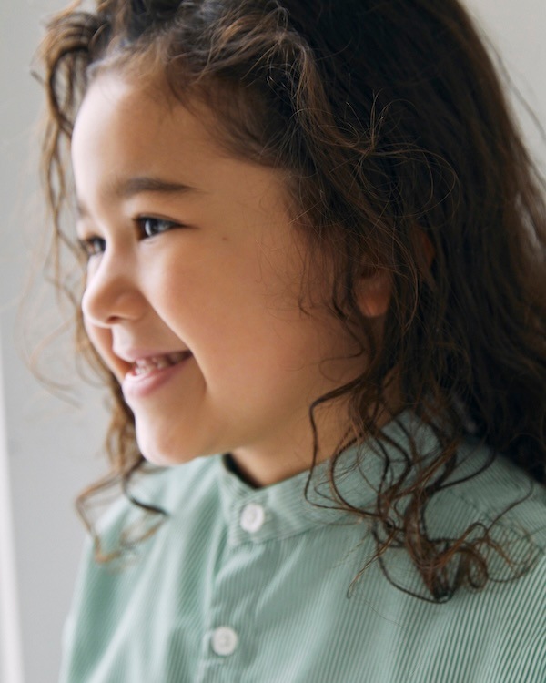 【26PS】ストライプシャツ / グリーン