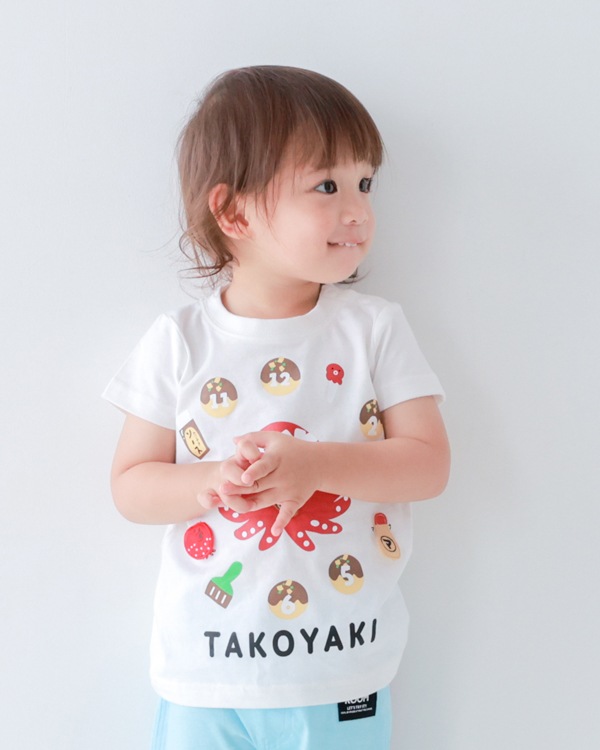 【26SS】たこ焼き時計 Tシャツ / オフホワイト
