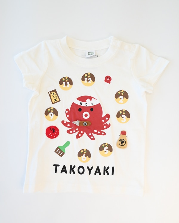 【26SS】たこ焼き時計 Tシャツ / オフホワイト
