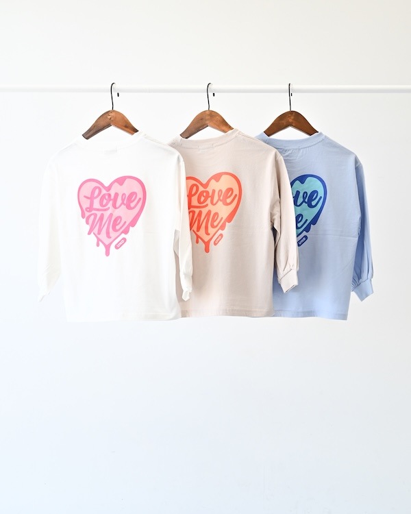 【アンディニー】Love me L/S Tシャツ / サックス