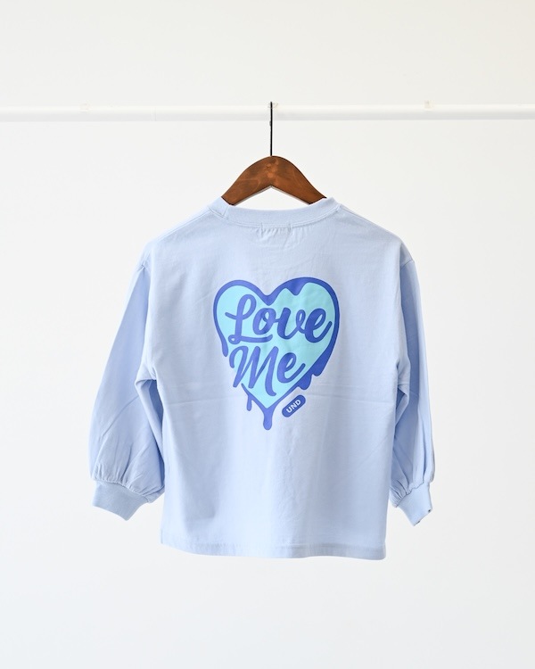 【アンディニー】Love me L/S Tシャツ / サックス