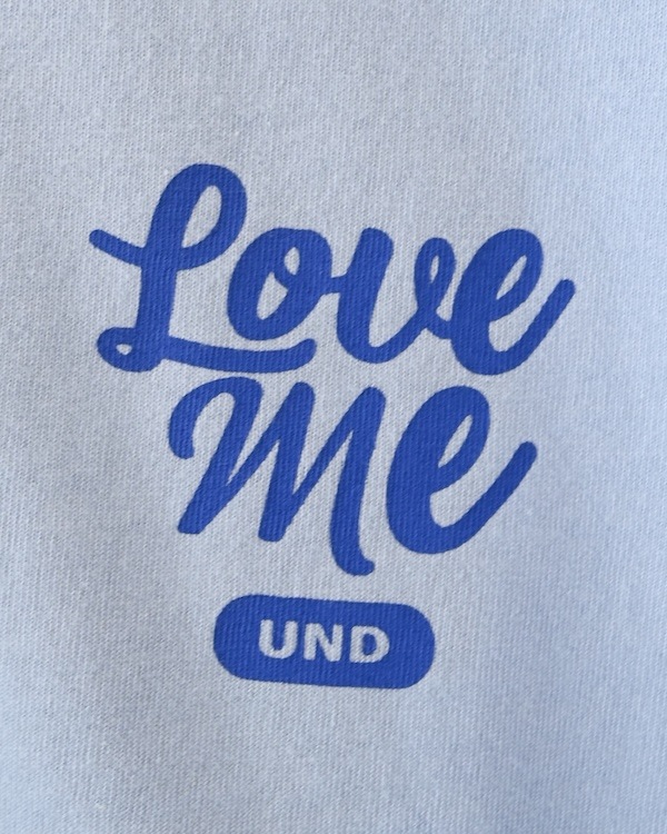 【アンディニー】Love me L/S Tシャツ / サックス