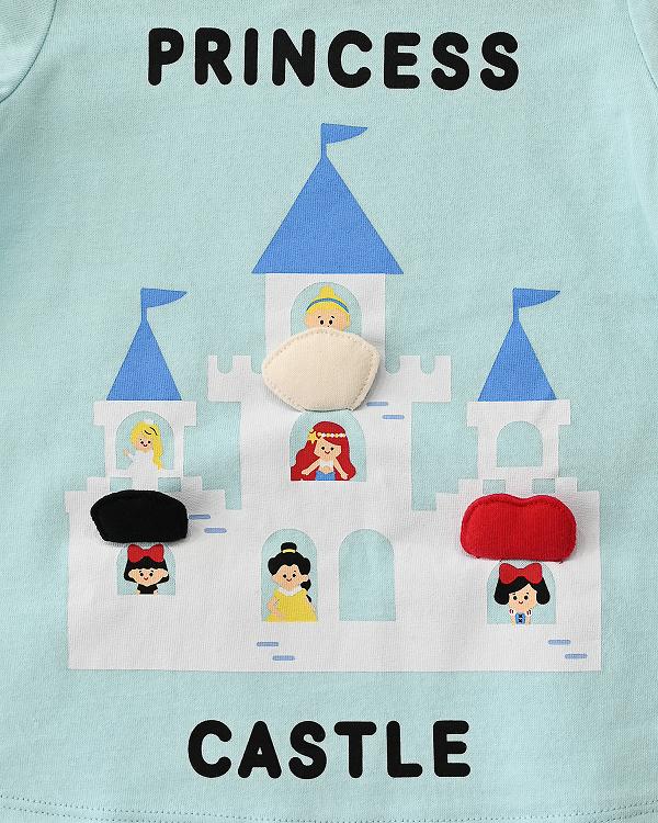 【チークルーム】プリンセス Tシャツ / サックス