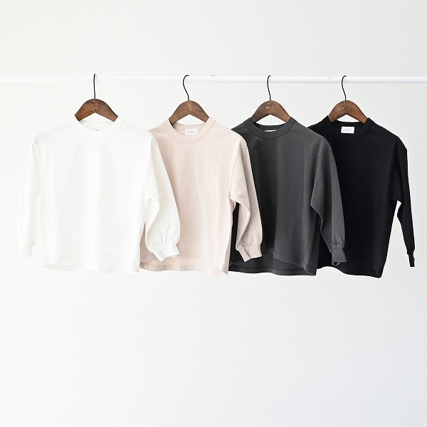 【25FW】PLAIN L/S Tシャツ / チャコールグレー