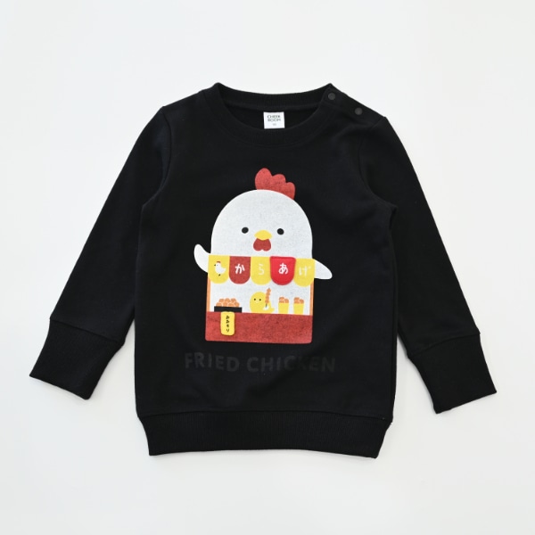 【25FW】からあげ トレーナー / ブラック