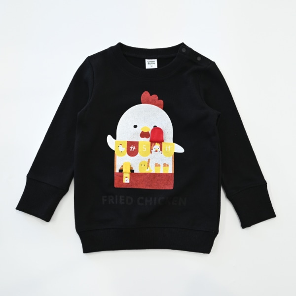 【25FW】からあげ トレーナー / ブラック