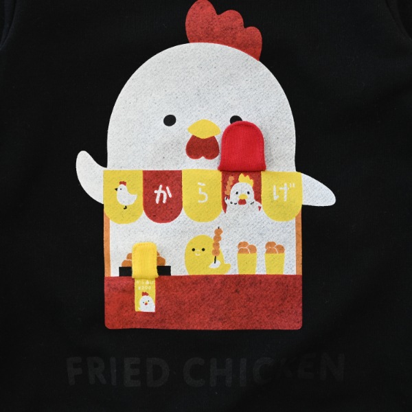 【25FW】からあげ トレーナー / ブラック