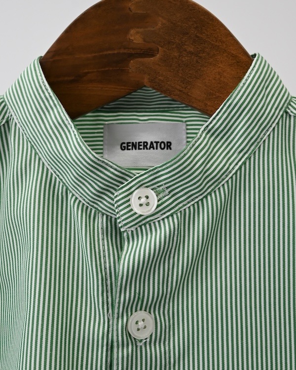 【26PS】ストライプシャツ / ネイビー