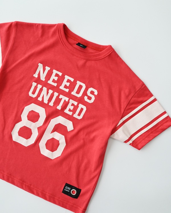 【ゼロスタンダード】NEEDS UNITED 86 Tシャツ / レッド