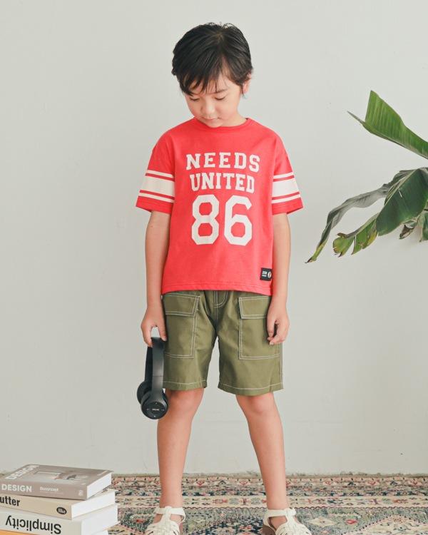 【ゼロスタンダード】NEEDS UNITED 86 Tシャツ / レッド