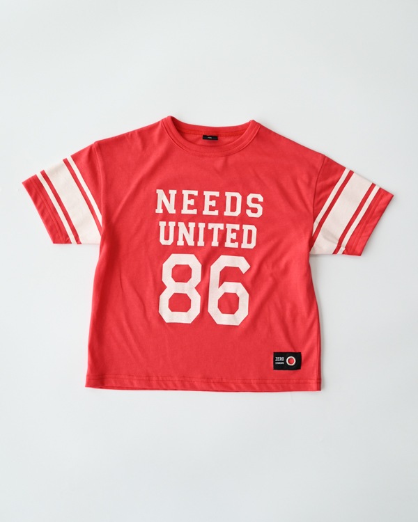 【ゼロスタンダード】NEEDS UNITED 86 Tシャツ / レッド