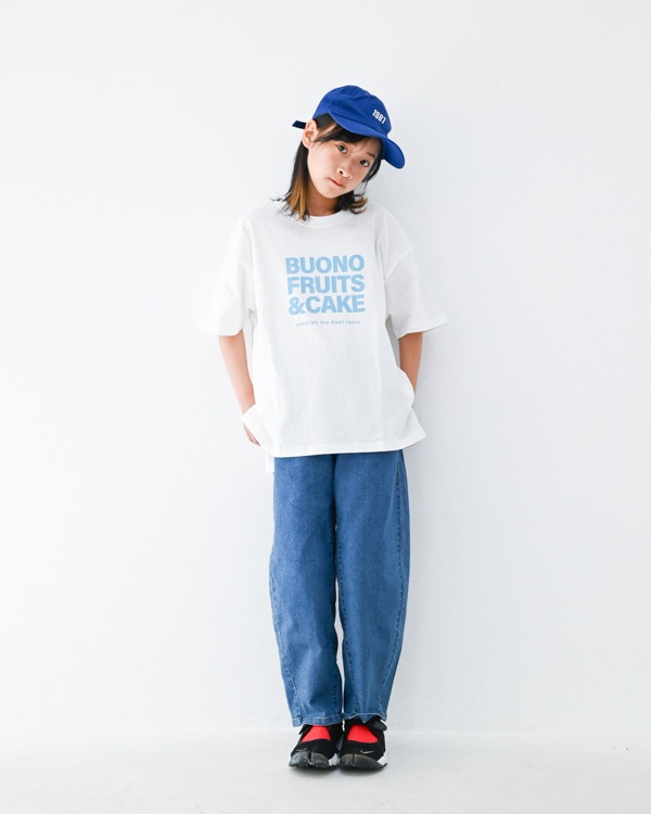 【アンディニー】FRUITS & CAKE Tシャツ / ホワイト