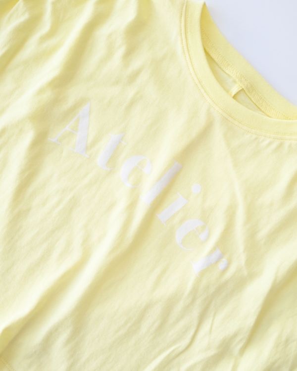 【エヌエイチティー】Atelier Tシャツ / イエロー