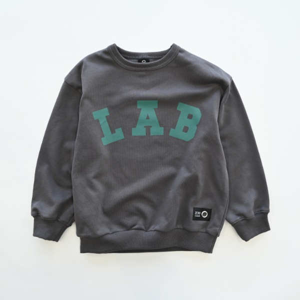 【25FW】LAB トレーナー / チャコールグレー