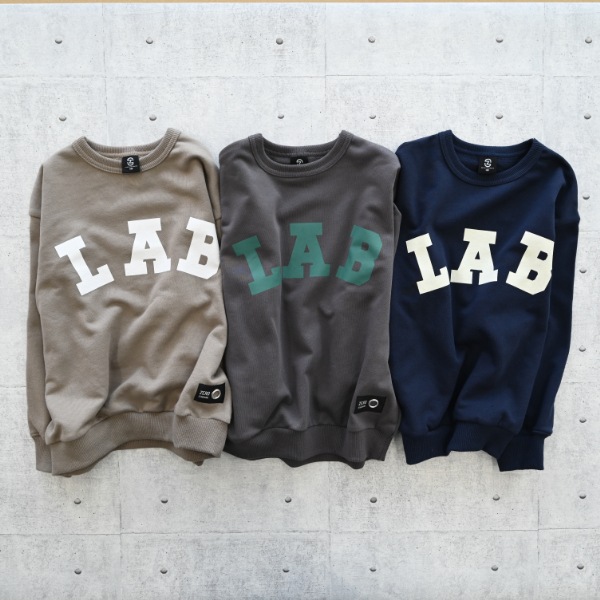【25FW】LAB トレーナー / チャコールグレー