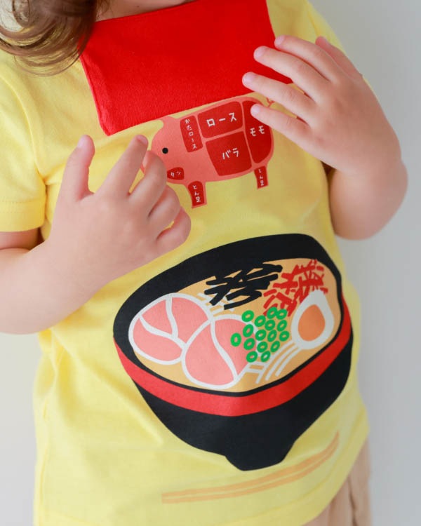 【26PS】豚骨ラーメンＴシャツ / イエロー
