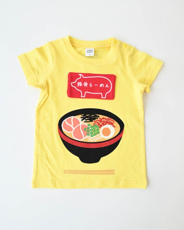 【26PS】豚骨ラーメンＴシャツ / イエロー