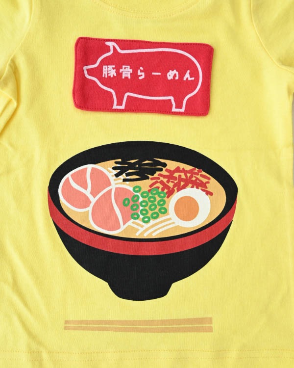 【26PS】豚骨ラーメンＴシャツ / イエロー