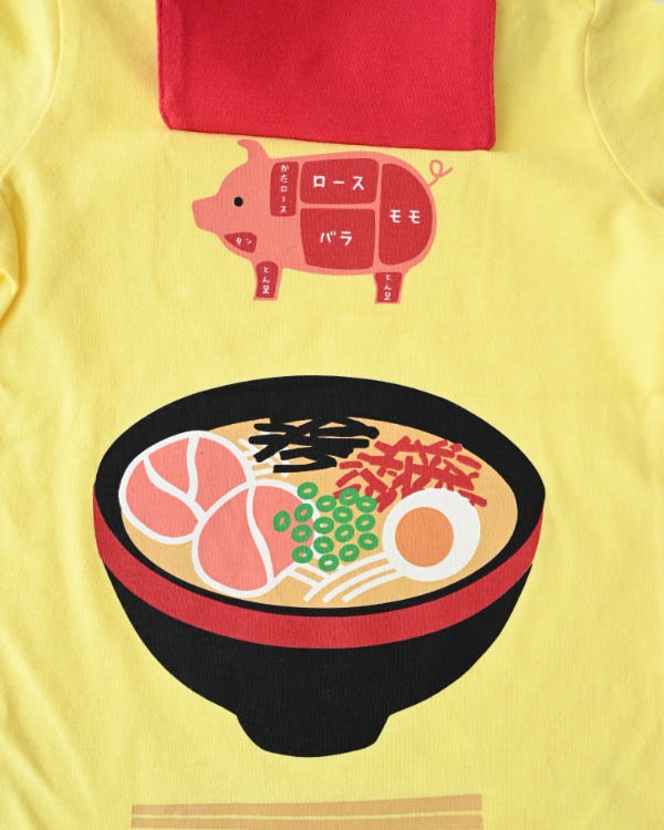 【26PS】豚骨ラーメンＴシャツ / イエロー