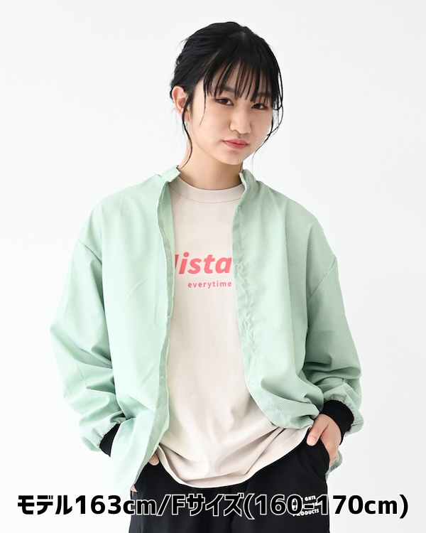 【26PS】ストライプシャツ / グリーン