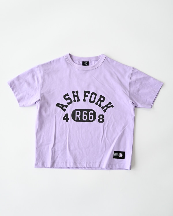 【ゼロスタンダード】ASH FORK Tシャツ / パープル