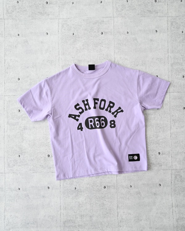 【ゼロスタンダード】ASH FORK Tシャツ / パープル