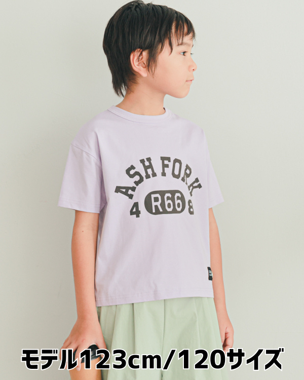 【ゼロスタンダード】ASH FORK Tシャツ / パープル