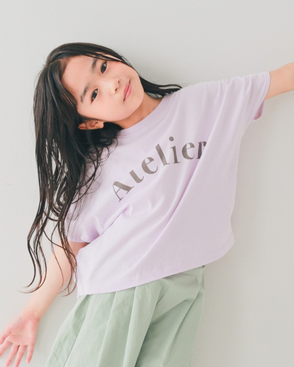 【エヌエイチティー】Atelier Tシャツ / ラベンダー