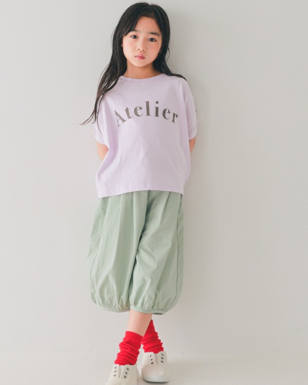 【エヌエイチティー】Atelier Tシャツ / ラベンダー