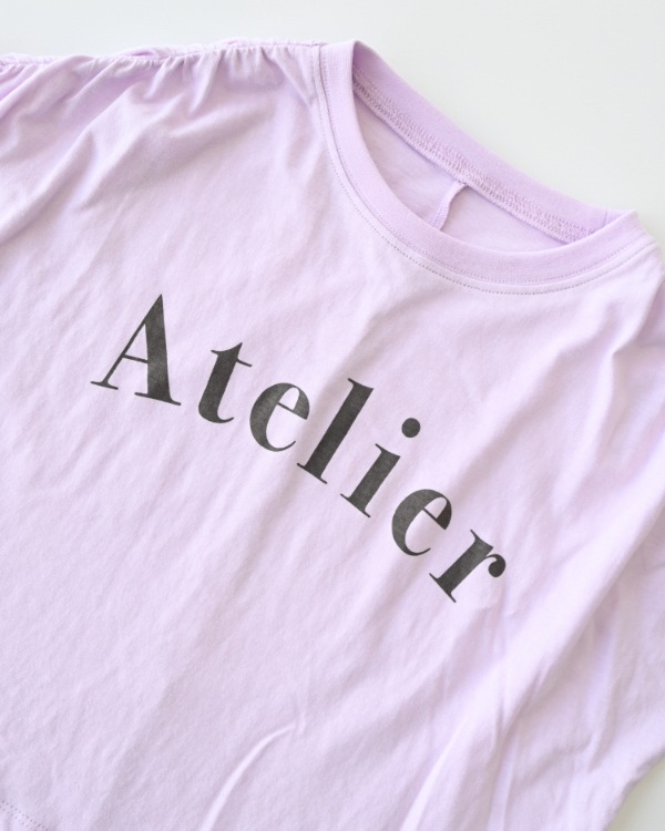【エヌエイチティー】Atelier Tシャツ / ラベンダー