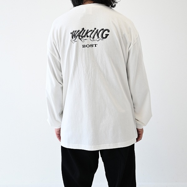 【25FW】WALKINGBOST L/S Tシャツ / ホワイト
