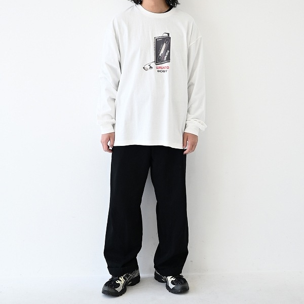 【25FW】WALKINGBOST L/S Tシャツ / ホワイト