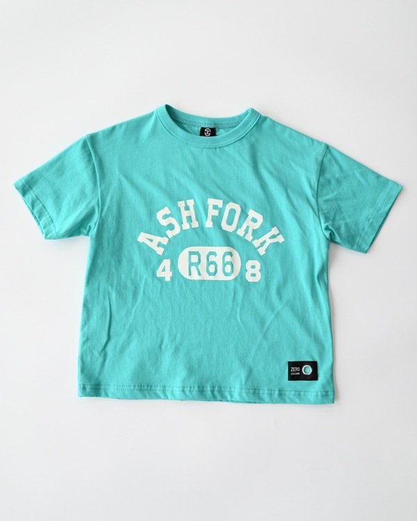 【ゼロスタンダード】ASH FORK Tシャツ / ブルー