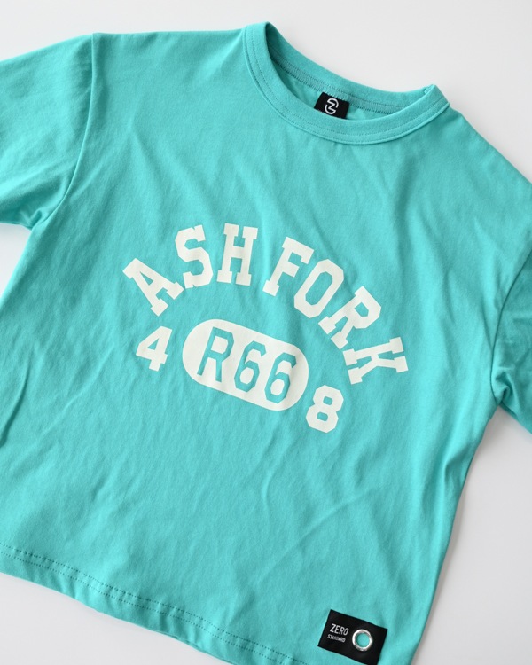 【ゼロスタンダード】ASH FORK Tシャツ / ブルー