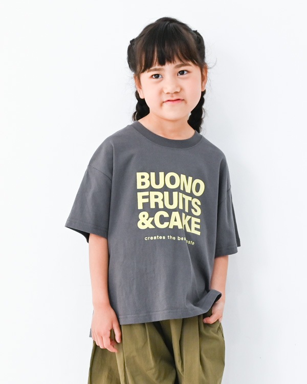 【アンディニー】FRUITS & CAKE Tシャツ / チャコールグレー