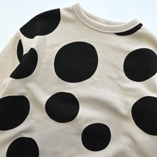 【25FW】ドット スウェットワンピース / アイボリー