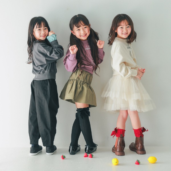 【25FW】cat ドルマンショートトレーナー / チャコールグレー