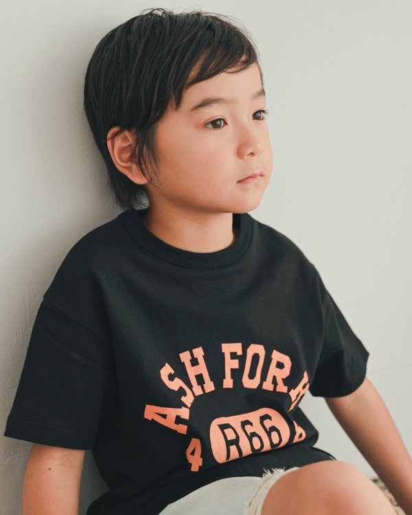 【ゼロスタンダード】ASH FORK Tシャツ / ブラック