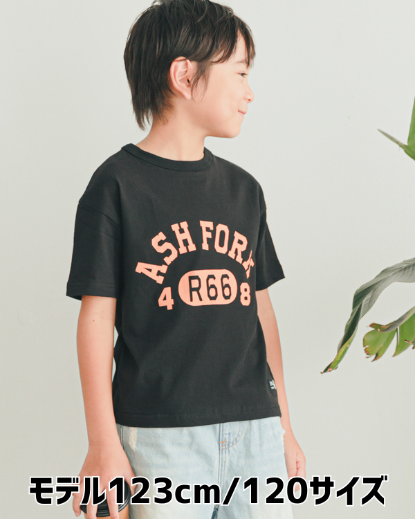 【ゼロスタンダード】ASH FORK Tシャツ / ブラック