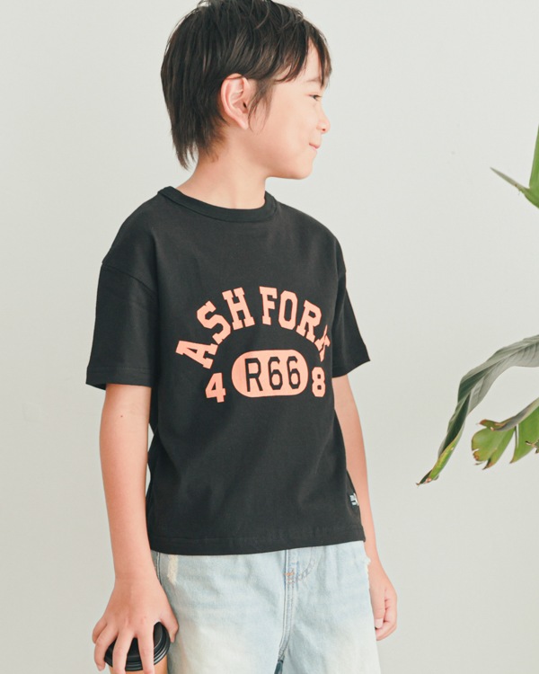 【ゼロスタンダード】ASH FORK Tシャツ / ブラック