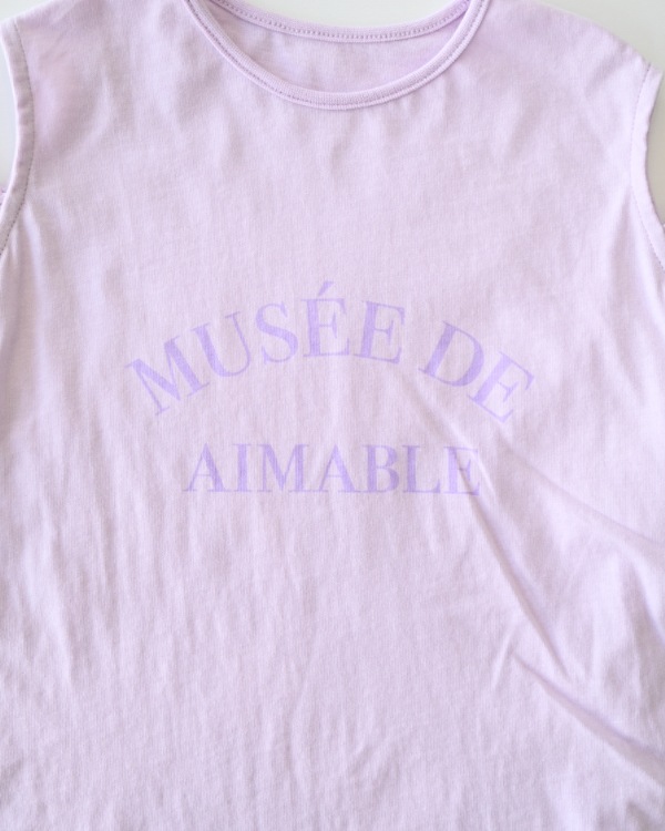 【エヌエイチティー】オフショルダー Tシャツ / ラベンダー