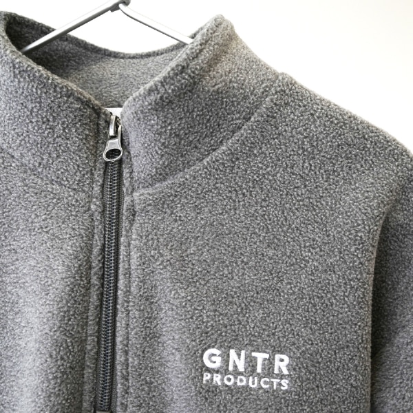 【25FW】フリースハーフジッププルオーバー / 杢グレー