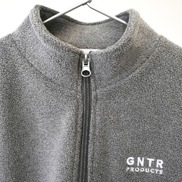 【25FW】フリースハーフジッププルオーバー / 杢グレー