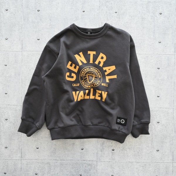 【25FW】CENTRAL トレーナー / チャコールグレー