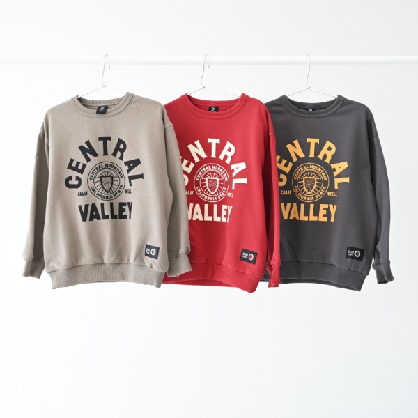 【25FW】CENTRAL トレーナー / チャコールグレー