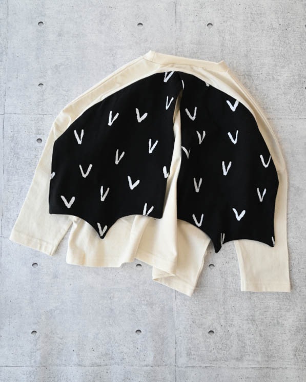 【ニコフラート】プテラノドンロングＴシャツ / アイボリー