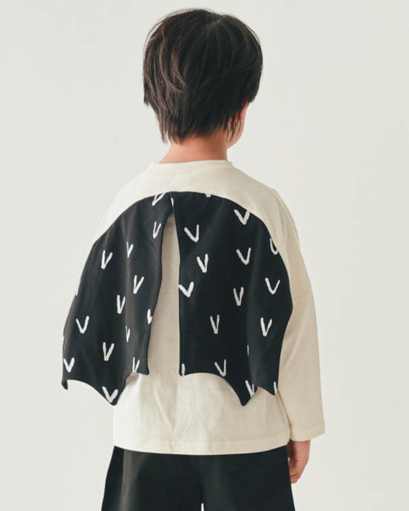 【ニコフラート】プテラノドンロングＴシャツ / アイボリー