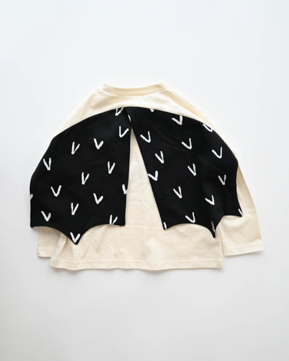 【ニコフラート】プテラノドンロングＴシャツ / アイボリー