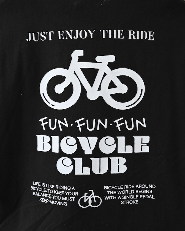【ジェネレーター】BICYCLE Tシャツ / ブラック